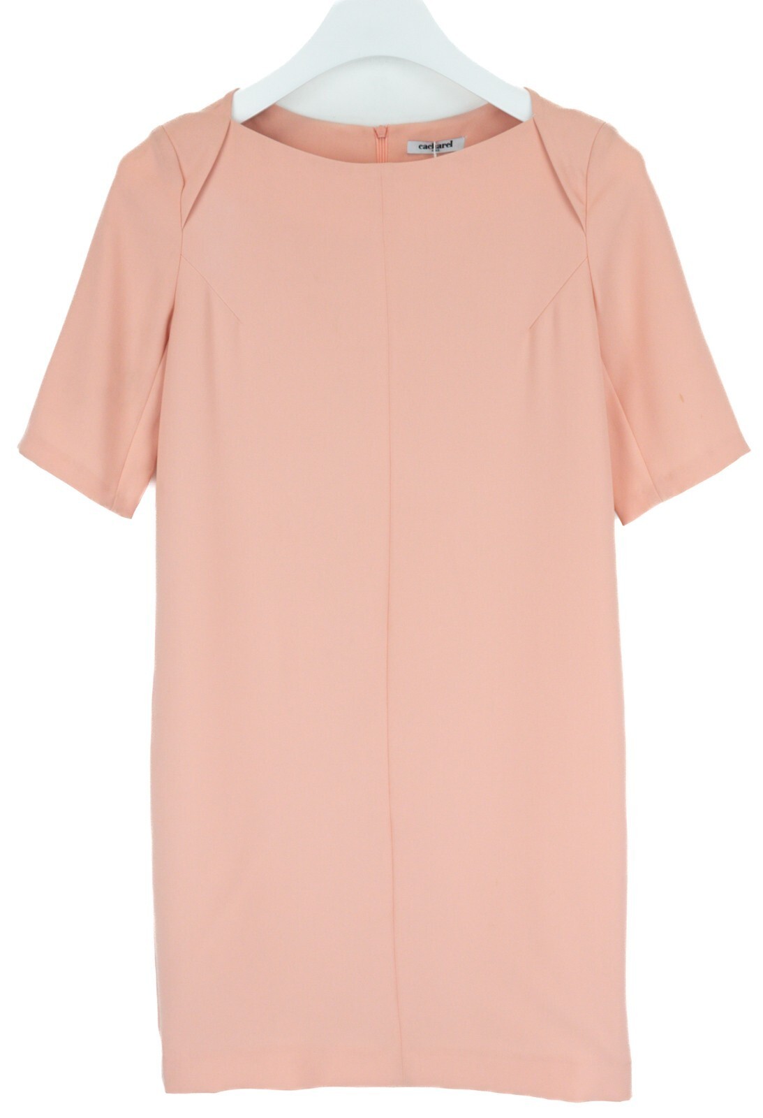 CACHAREL Dress Women’s EU 36 Midi Short Sleeves Shift Crew Neck
