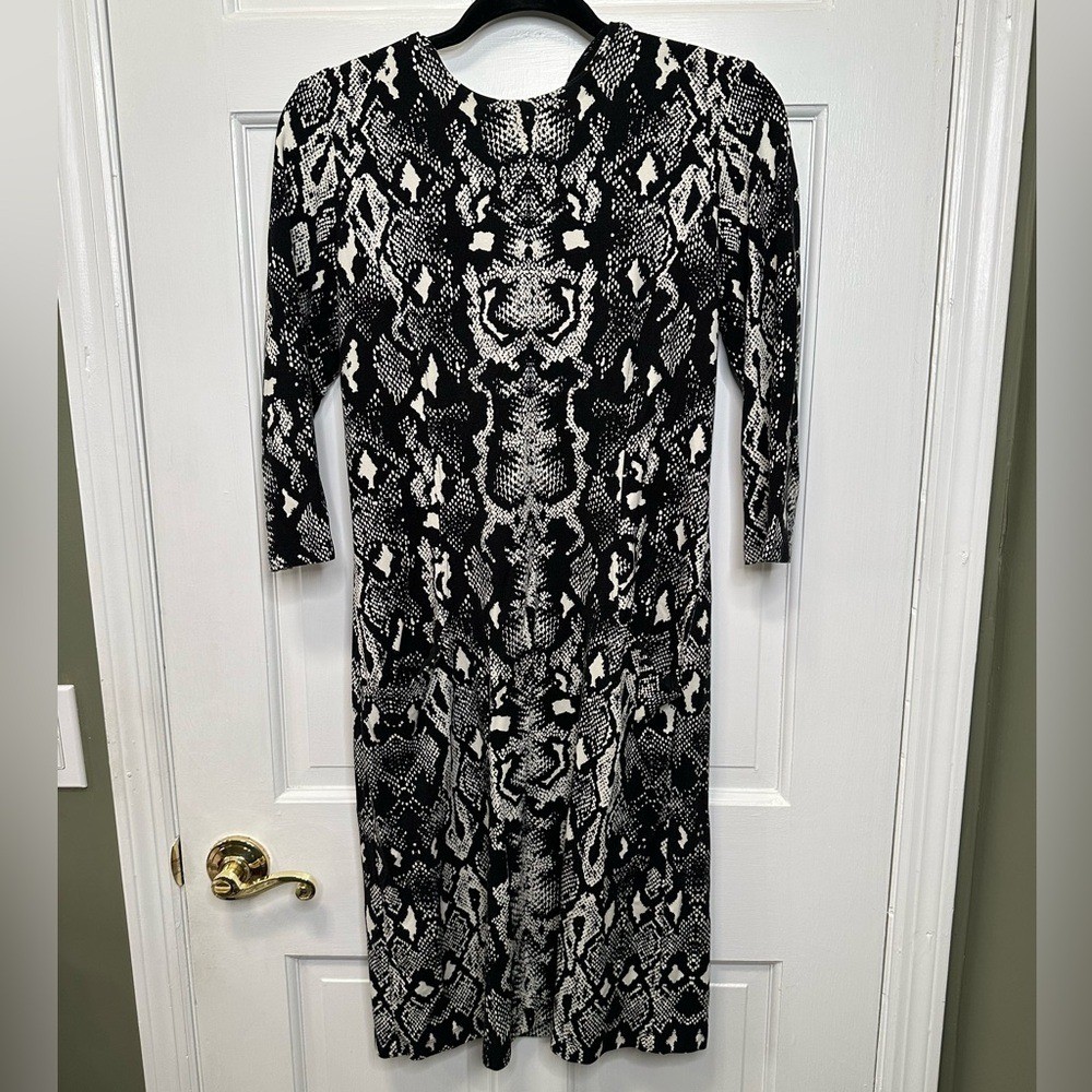 J. McLaughlin Catalyst Snake Print Dress