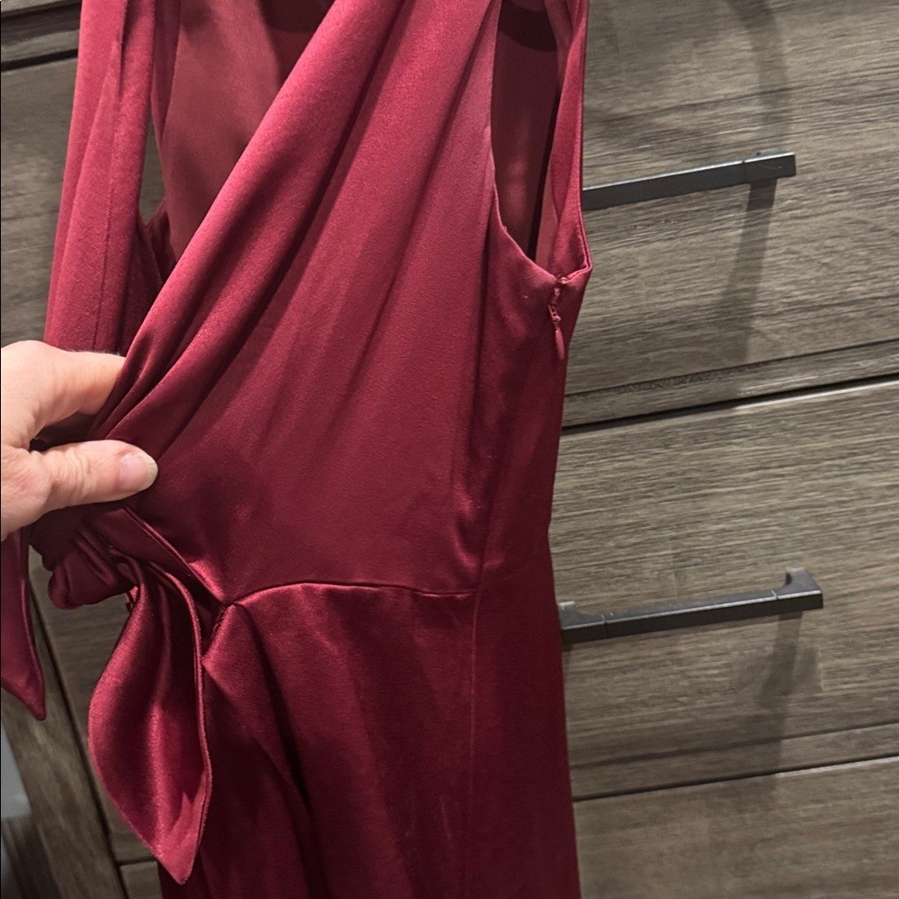 Joie Kataniya Sleeveless Front Toe Deep Red/Maroon Evening Dress Size 00