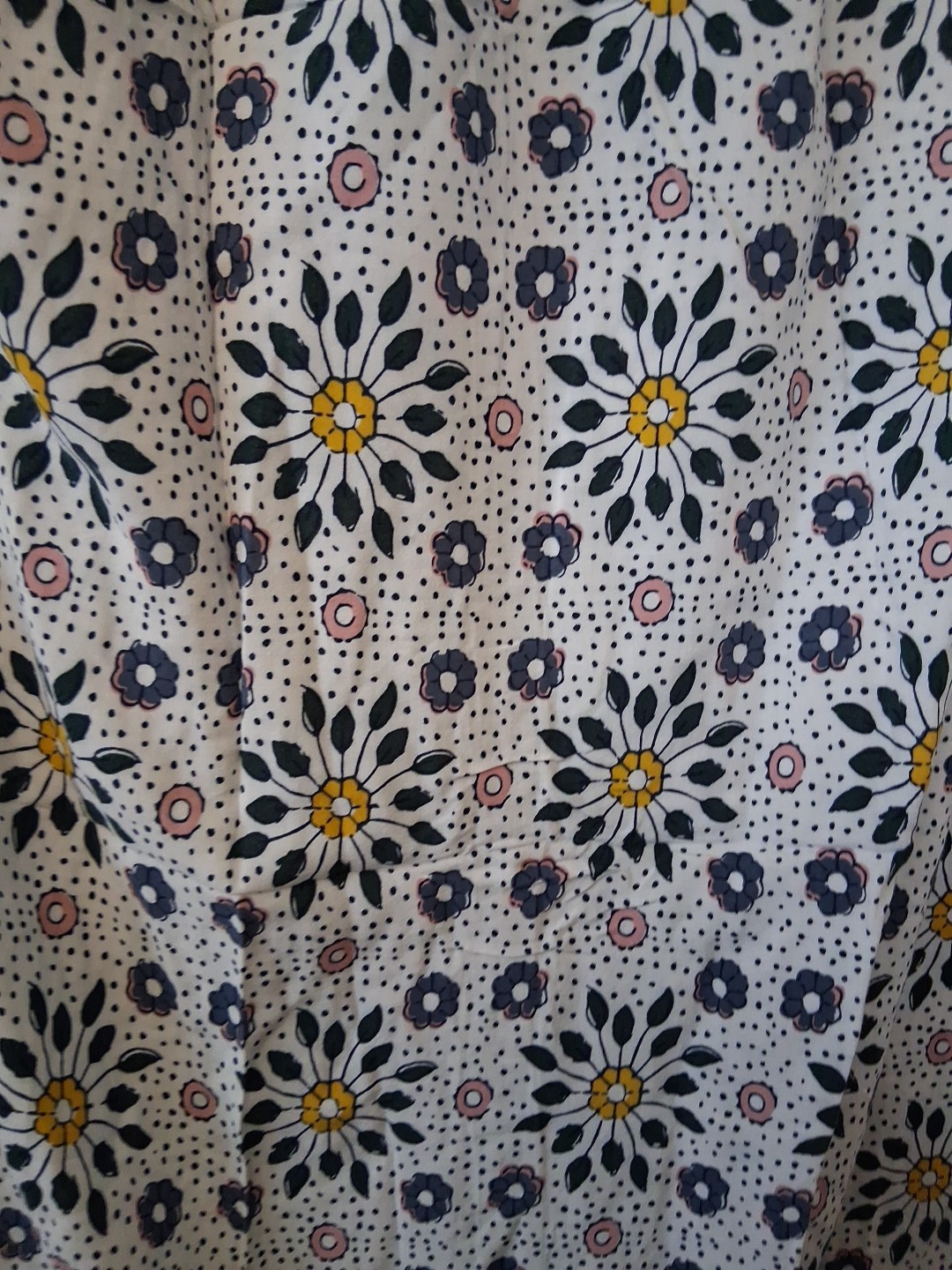 Loft Outlet Sz S White Floral Button Up Full Length Sundress See Pics L1