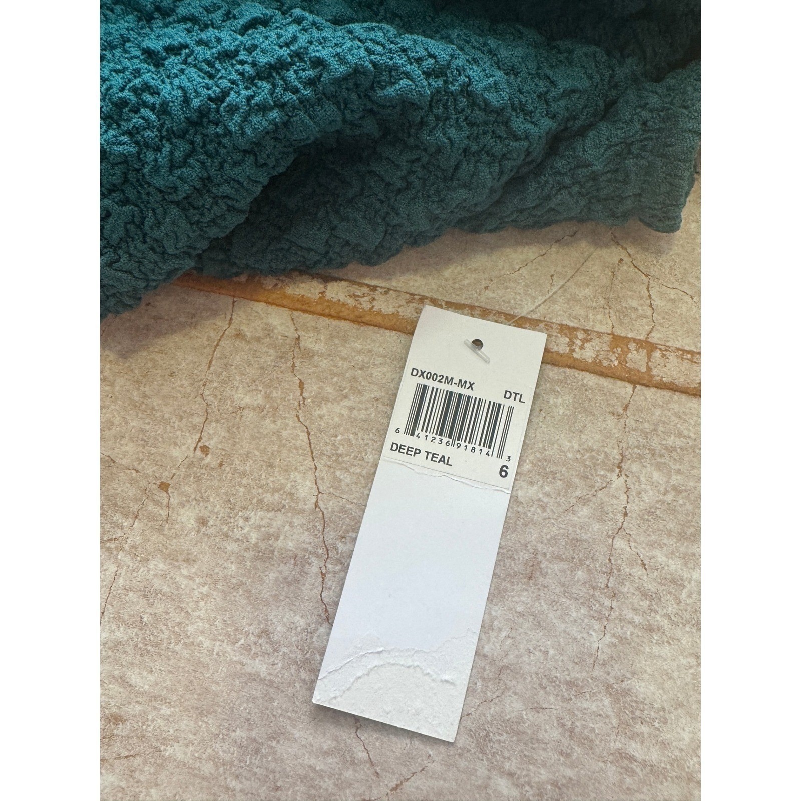 Donna Morgan Teal Maxi Dress Textured Knit Cutout Back Stretch NWT 6 Sleek