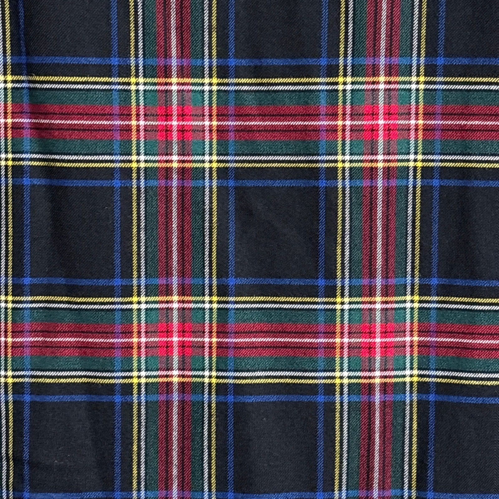 Talbots Dress 18W Plus Plaid Wool Sheath Shift Holiday Christmas Velvet Trim