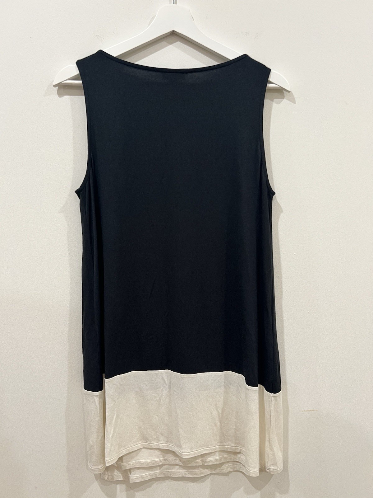 J. Jill Wearever Collection A-line Shift Dress Black Cream Women’s Small NWT