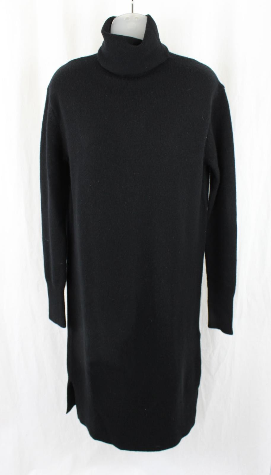 Joseph NWT Women’s Black Cashmere Turtleneck Long Sleeve Sweater Dress Small