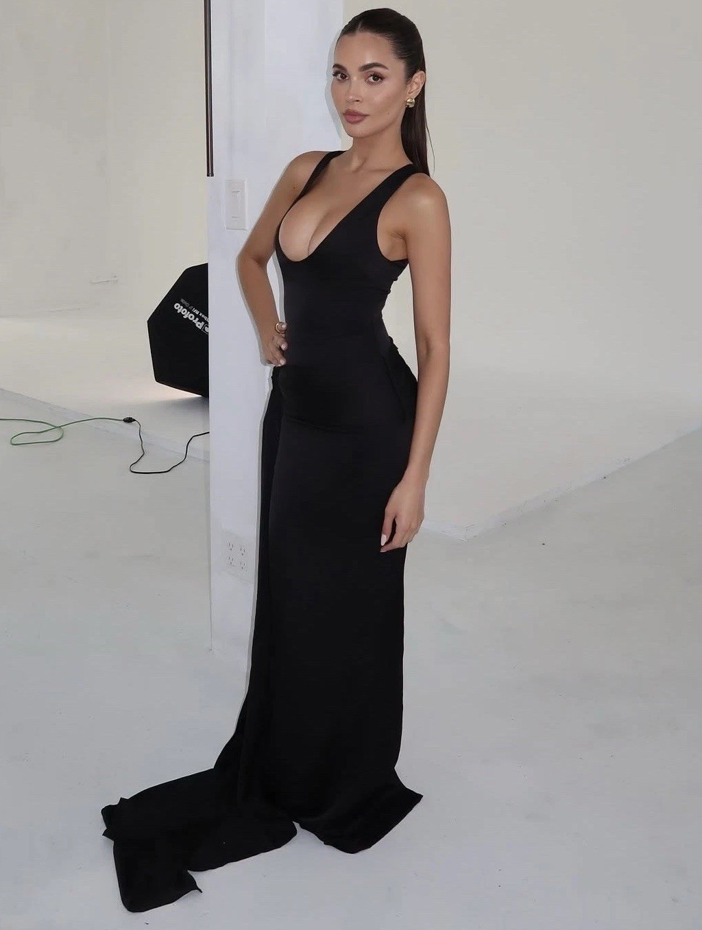 Heiress Beverly Hills Black Satin Dress Size Small NWT. SOLD OUT