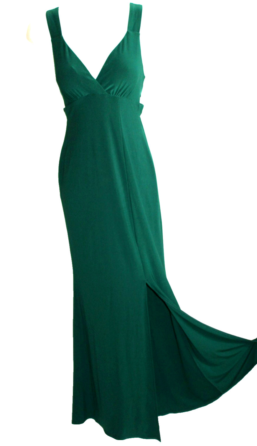 Xtraordinary Split Maxi Dress Dark Green Prom Wedding Cocktail Cruise Prom Small