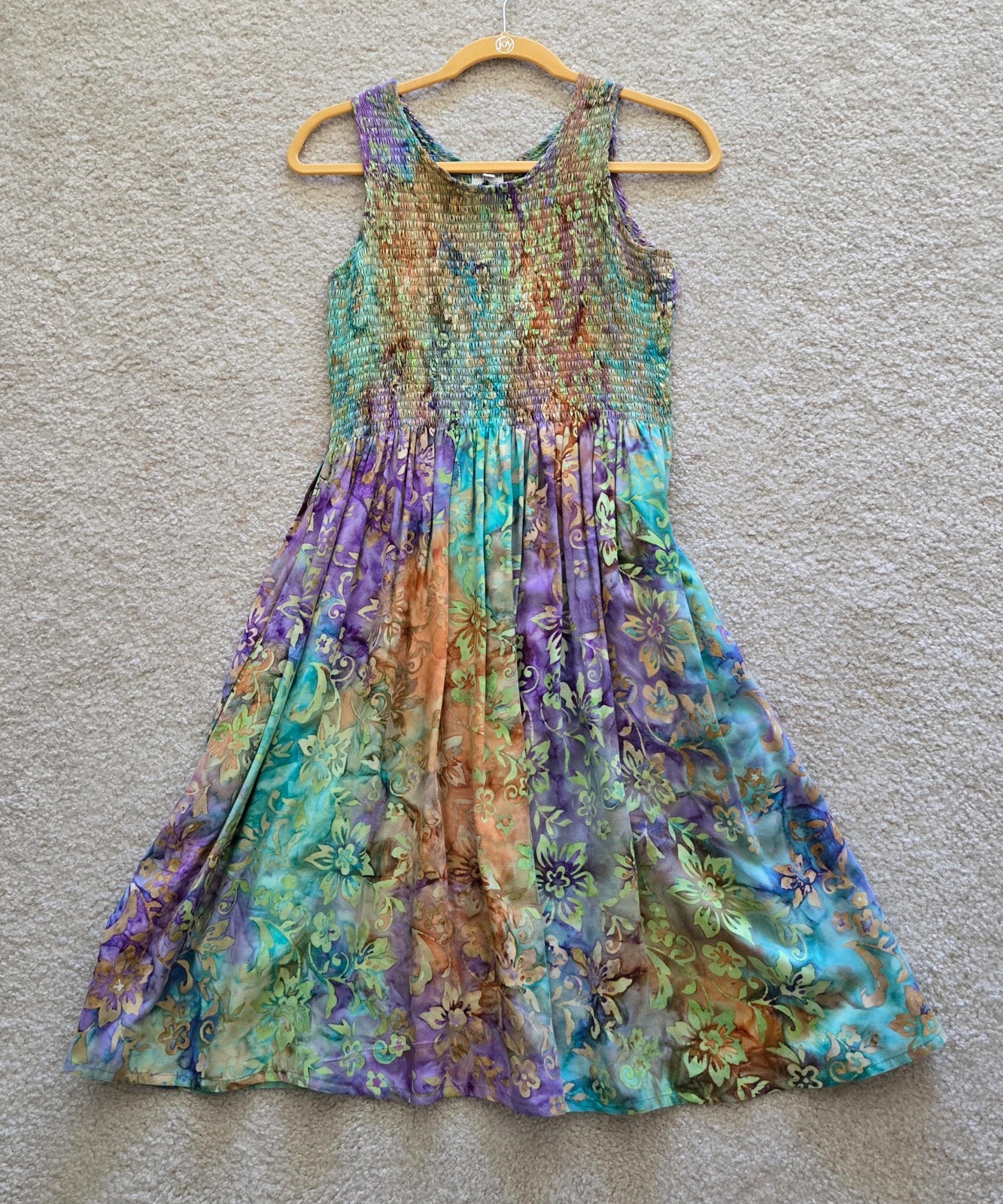 LOST RIVER CLOTHING CO WOMENS MIDI FLORAL SUNDRESS in SIZE SMALL-GREAT DRESS!!