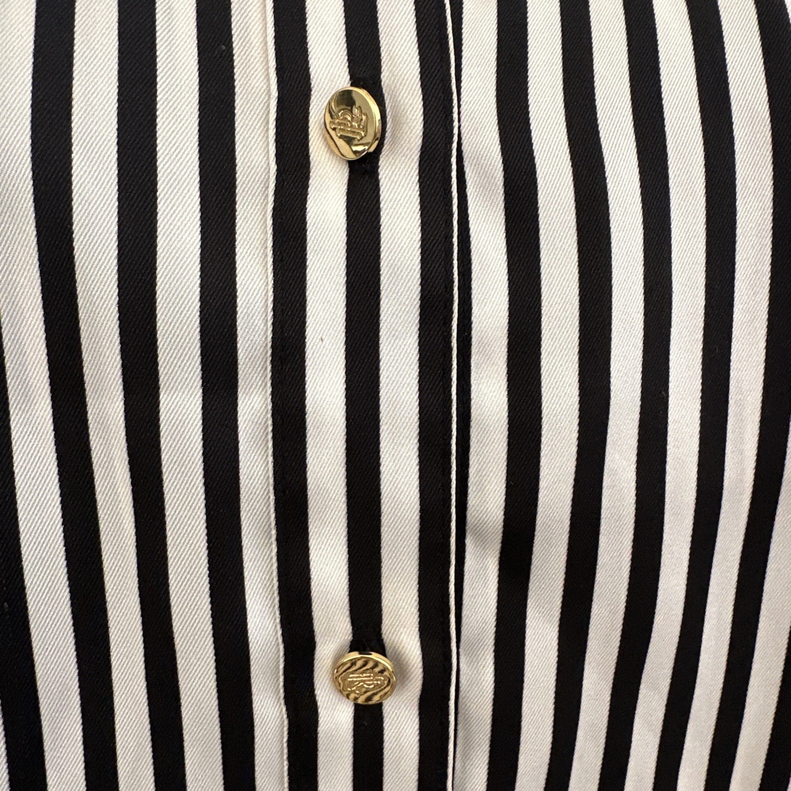 Lauren by Ralph Lauren Striped Bicolor Shirt Dress. Sz 14. See pics.