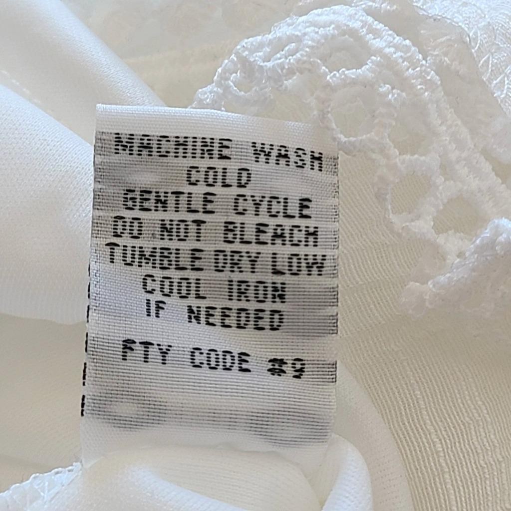 NWT J GEE White Smocked Surplice Neck Ruffle Boho Maxi Dress Sz XL Prom Cruise