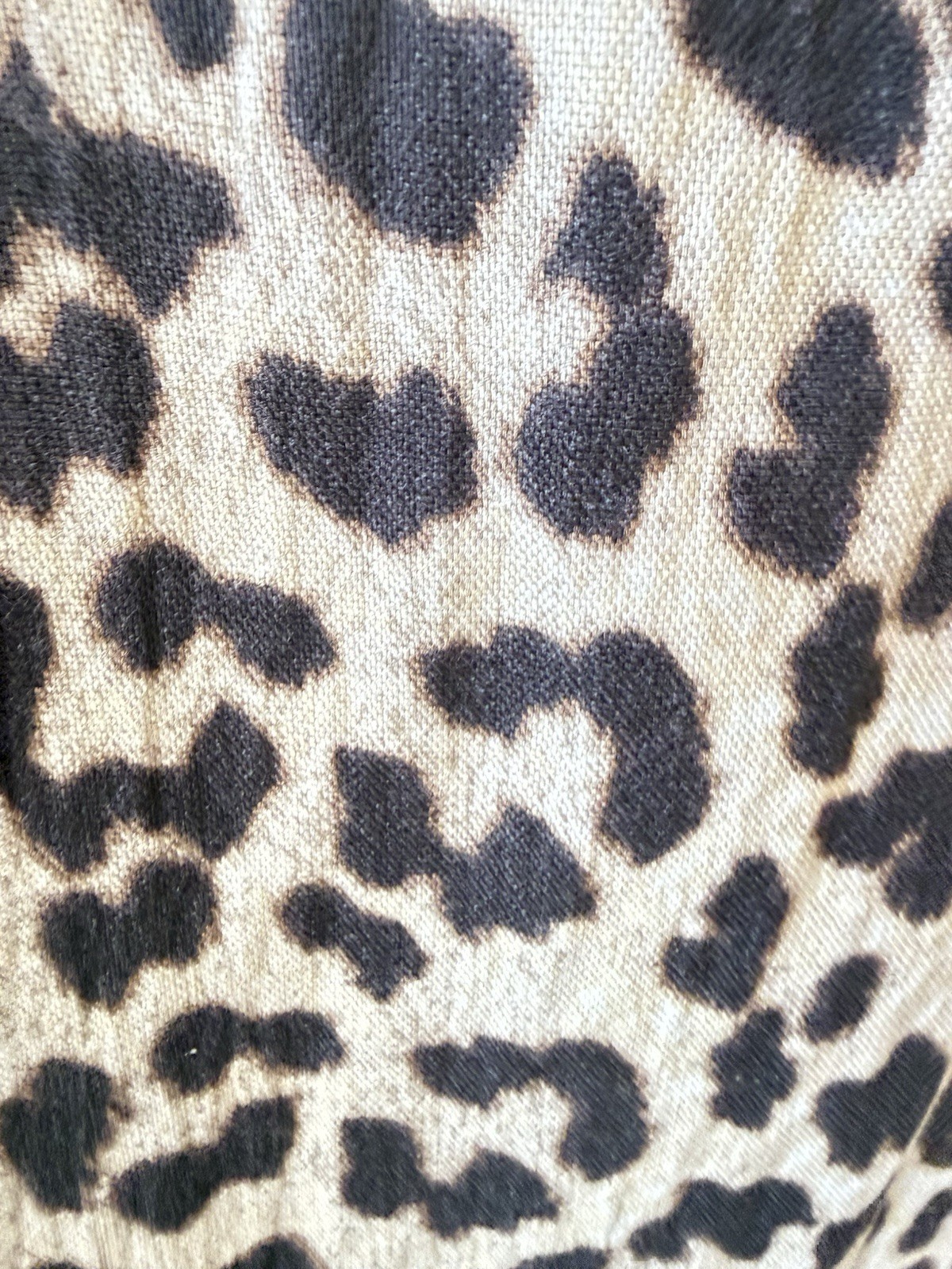 H&M Leopard Print Woman’s Sleeveless Dress /Size Medium 33 in Length