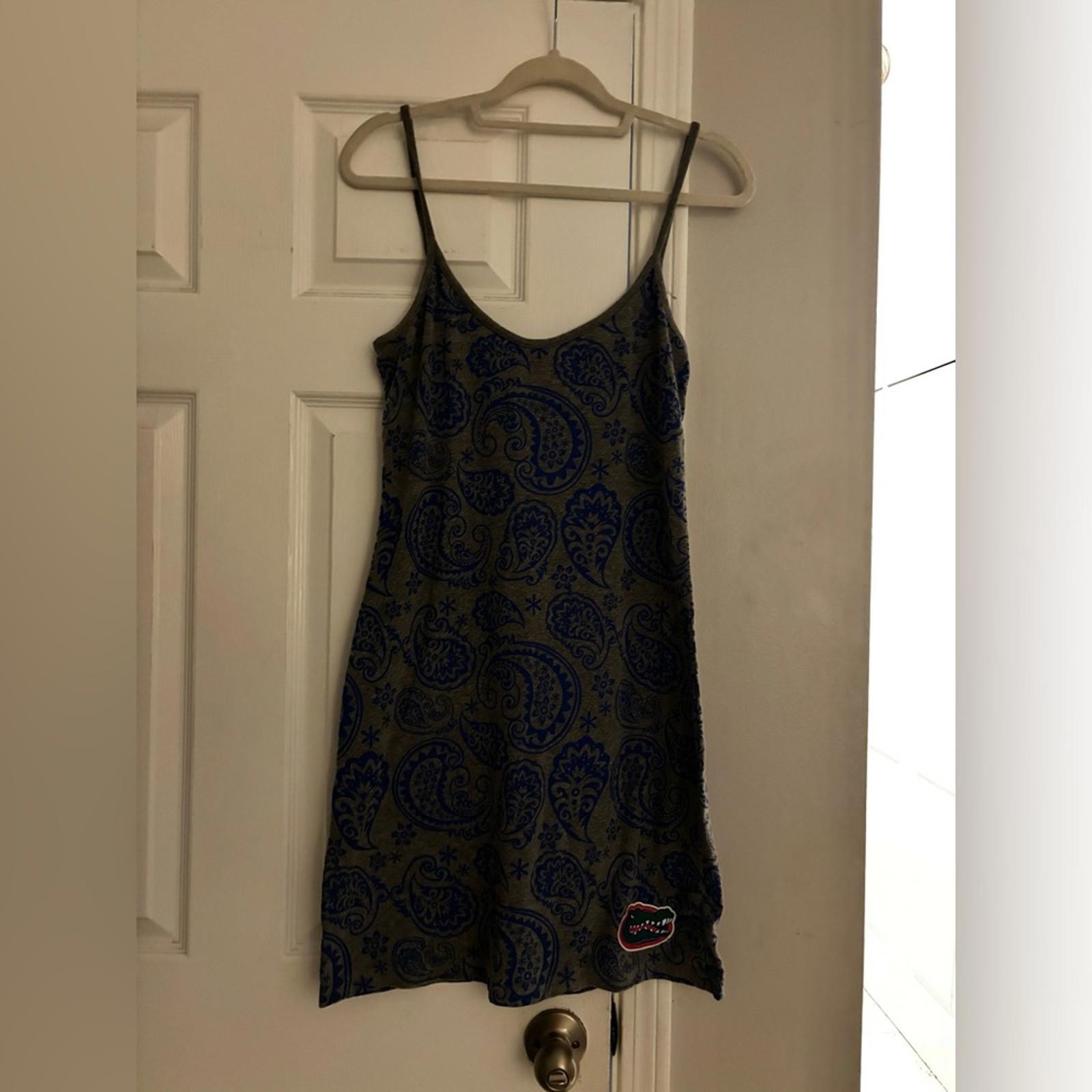 NCAA Florida Gators Paisley Print Slip Dress Large