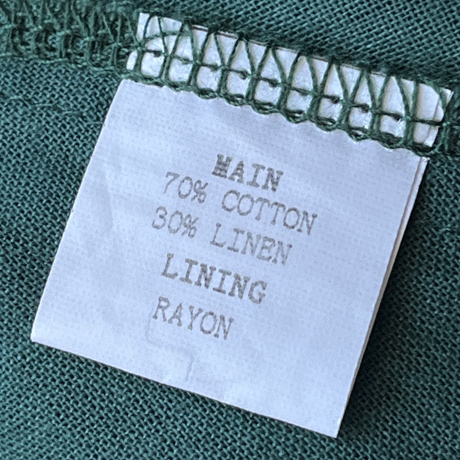 All About May Tiered Mini Dress Cotton Linen Blend Balloon Sleeves Back Tie Sz 2