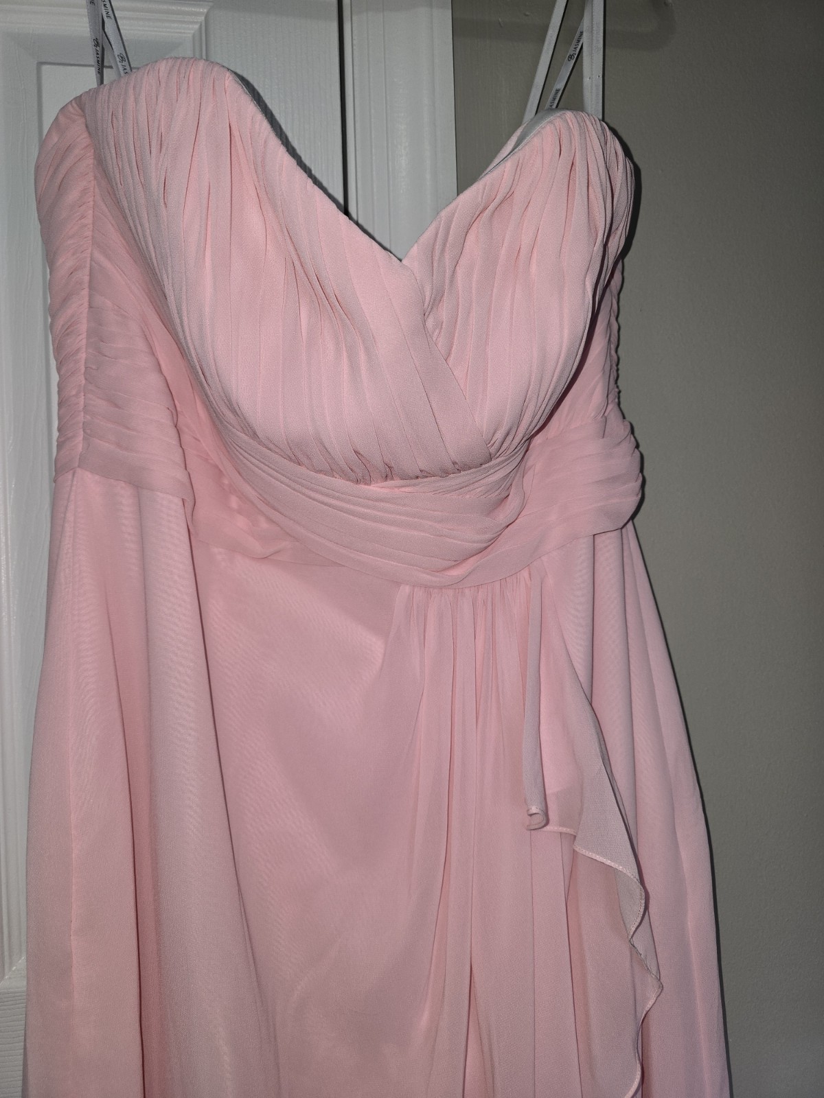 B2 Jasmine Strapless Evening Gown Formal Elegant Bridesmaid NWT Pink Size 16