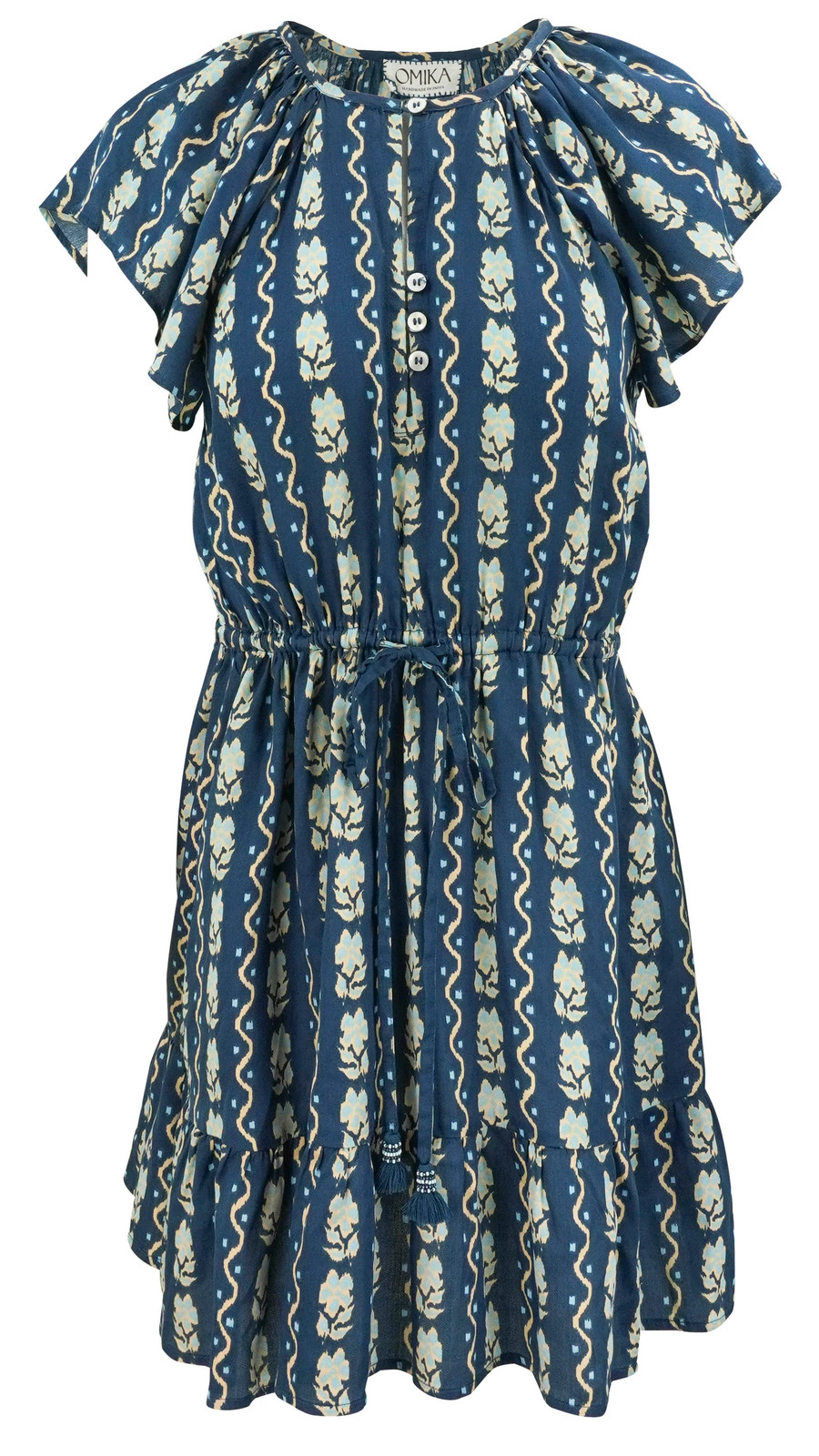 Omika Cora Mini Dress in Indigo