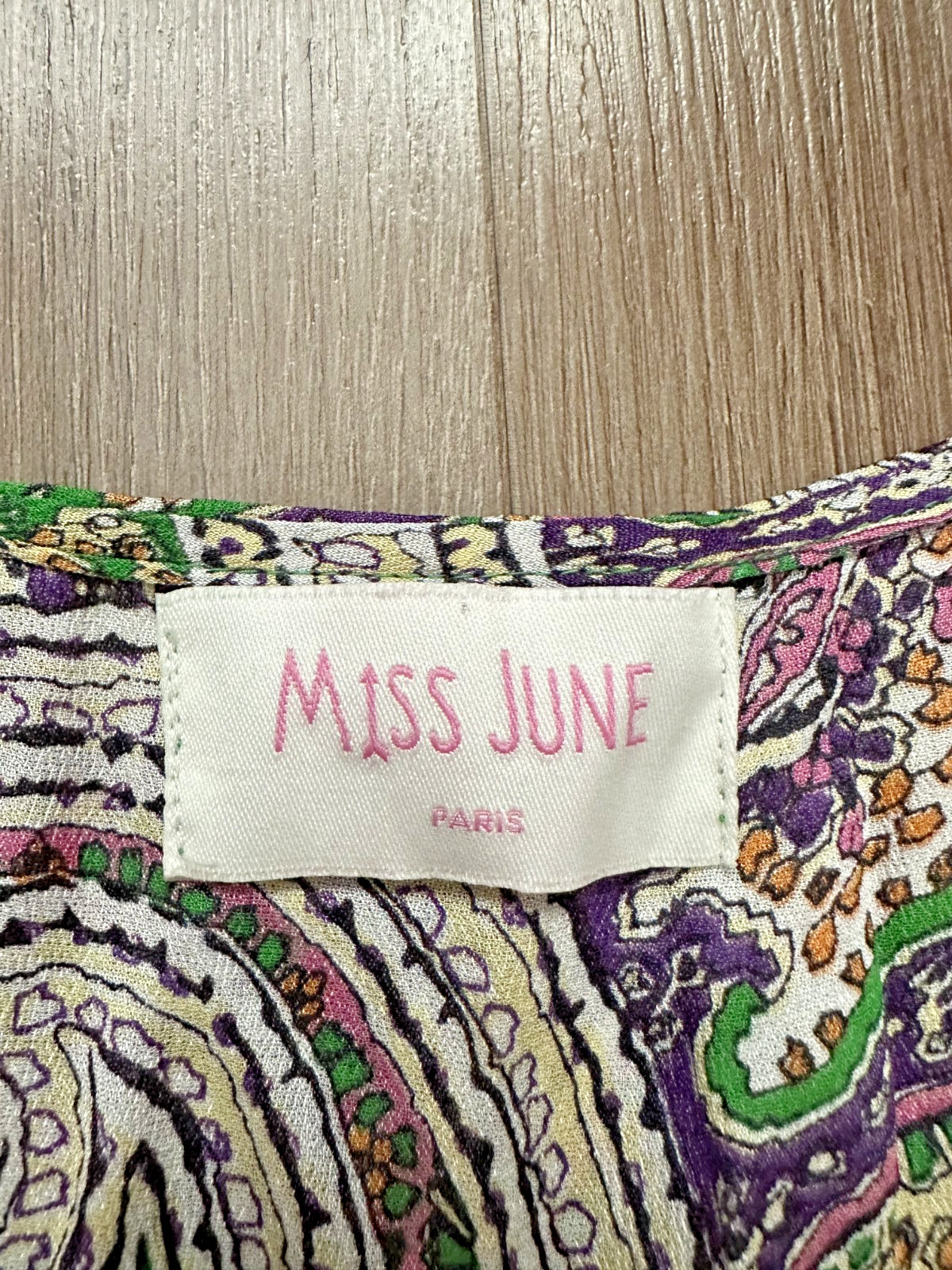 Miss June Dress Legend OS Maxi sequins paisley