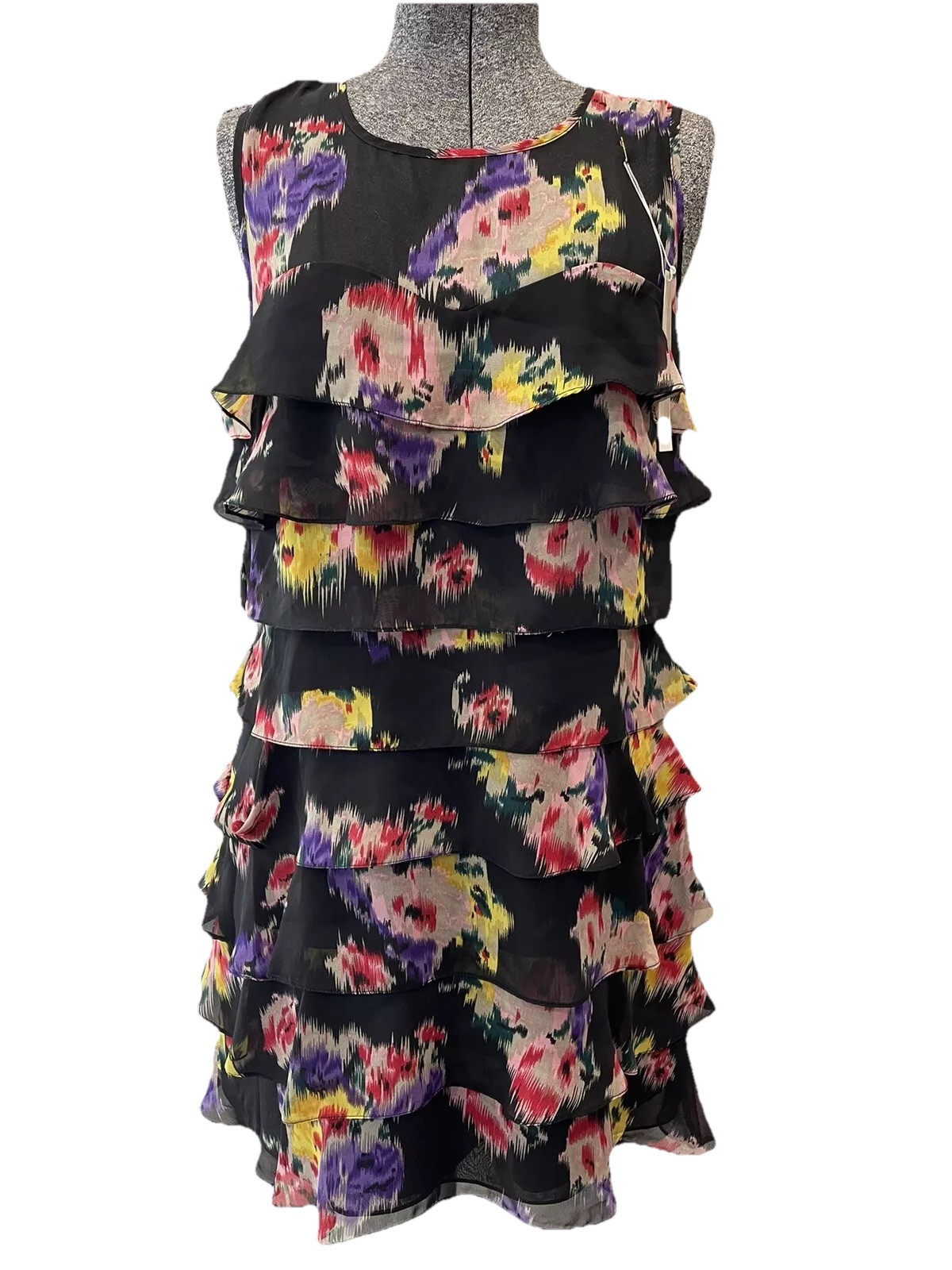 Review Australia Women’s Size 12 Flutter Mini Dress-sleeveless-Ikat Agnes NWT