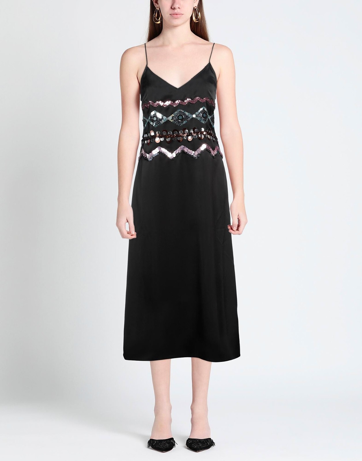 BNWOT, RRP £460 COACH SEQUINNED BODICE SLIP DRESS, SIZE US 2, UK 6/8