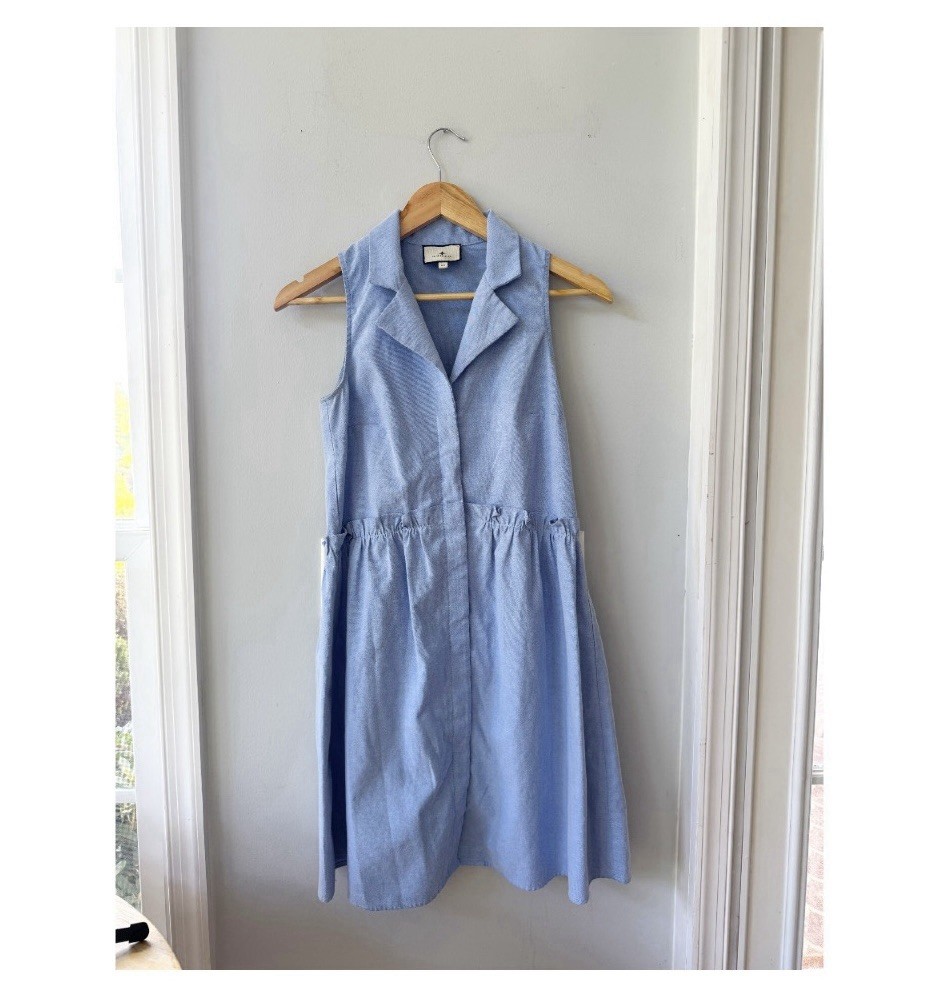 Tuckernuck Light Blue Oxford Royal Shirt Dress