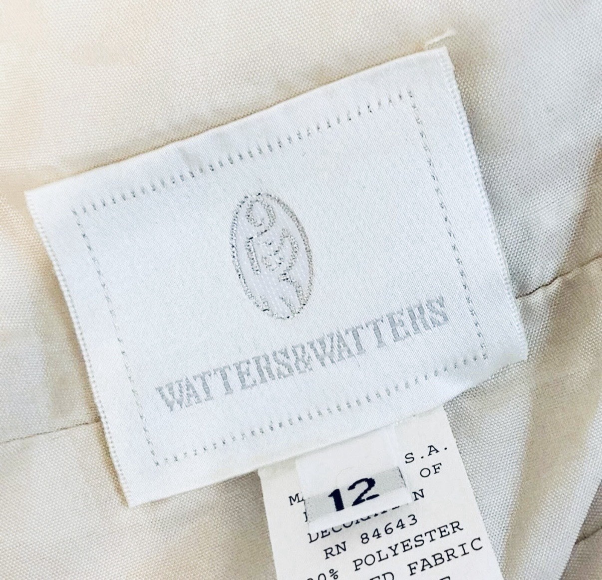NWT Watters $345 Womens Size 12 Lavender Lace Halter Bridesmaid Dress 7256