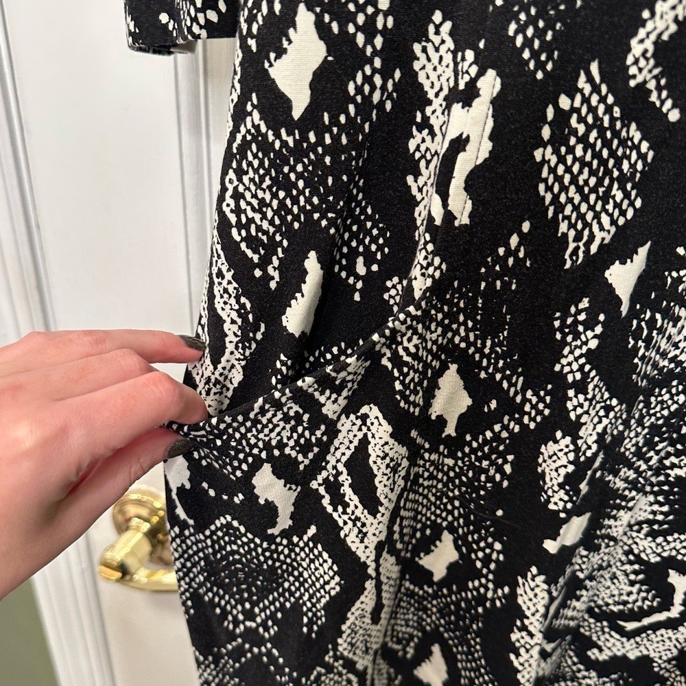 J. McLaughlin Catalyst Snake Print Dress