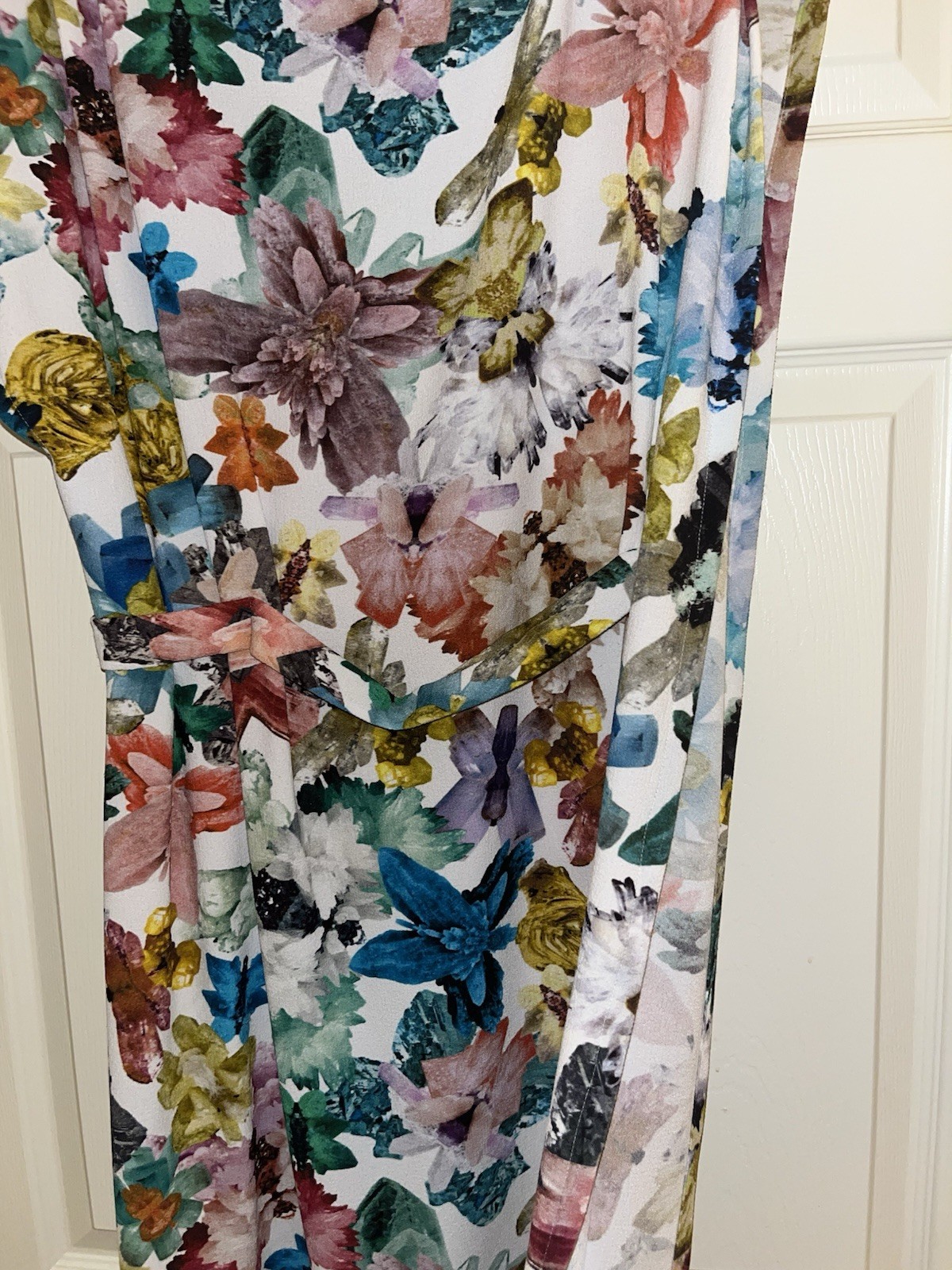 Cacharel Floral Print Multicolored Dress Sz 6