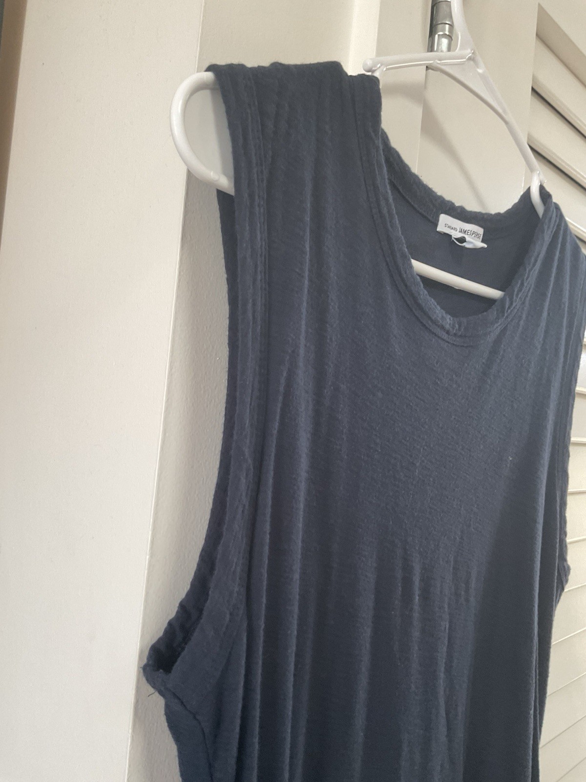 Standard James Perse Cotton Bodycon Tank Dress Women’s Size 4 Navy