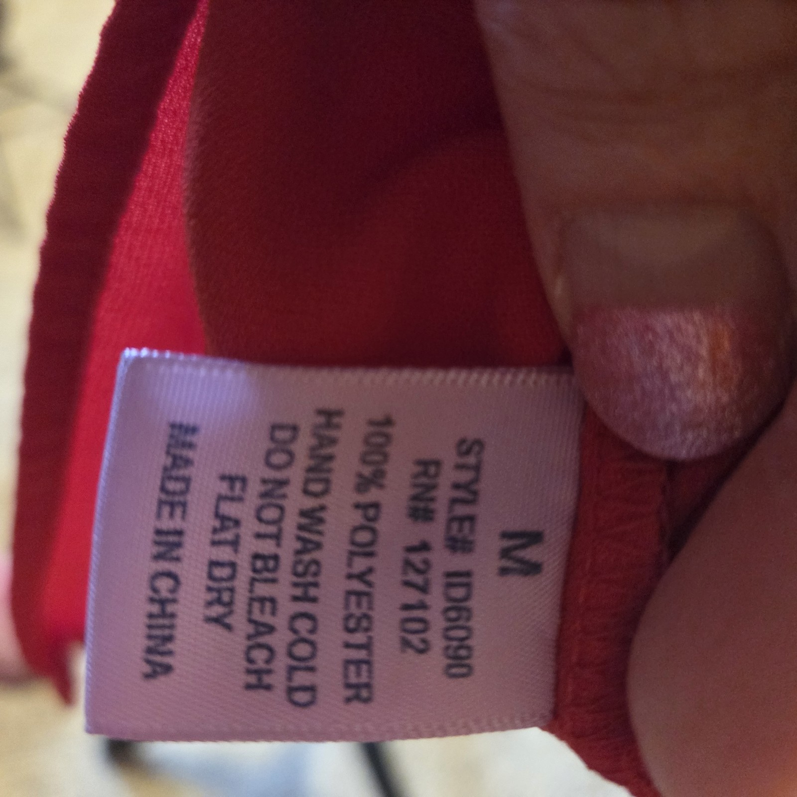 ALYA 100% Polyester Red Sleeveless Ruffle Mini Dress Size M