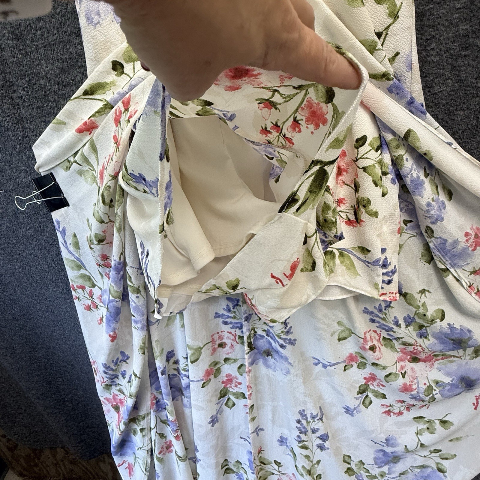 Fairycore Floral Romper Dress 17 Garden Party Ruffle High Low Wedding Romantic
