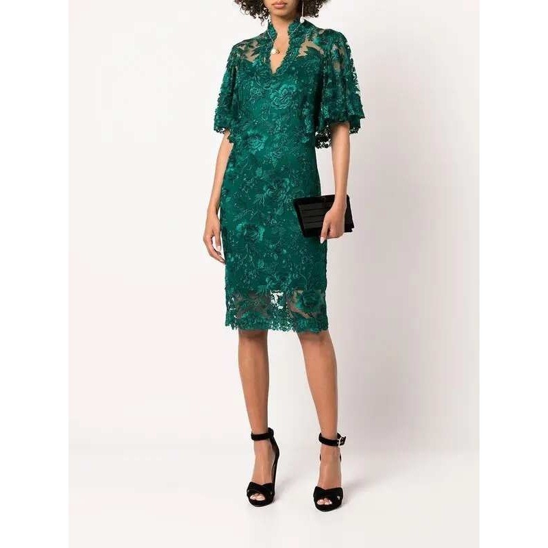 Tadashi Shoji Heizer Butterfly Sleeve Dress Size 8