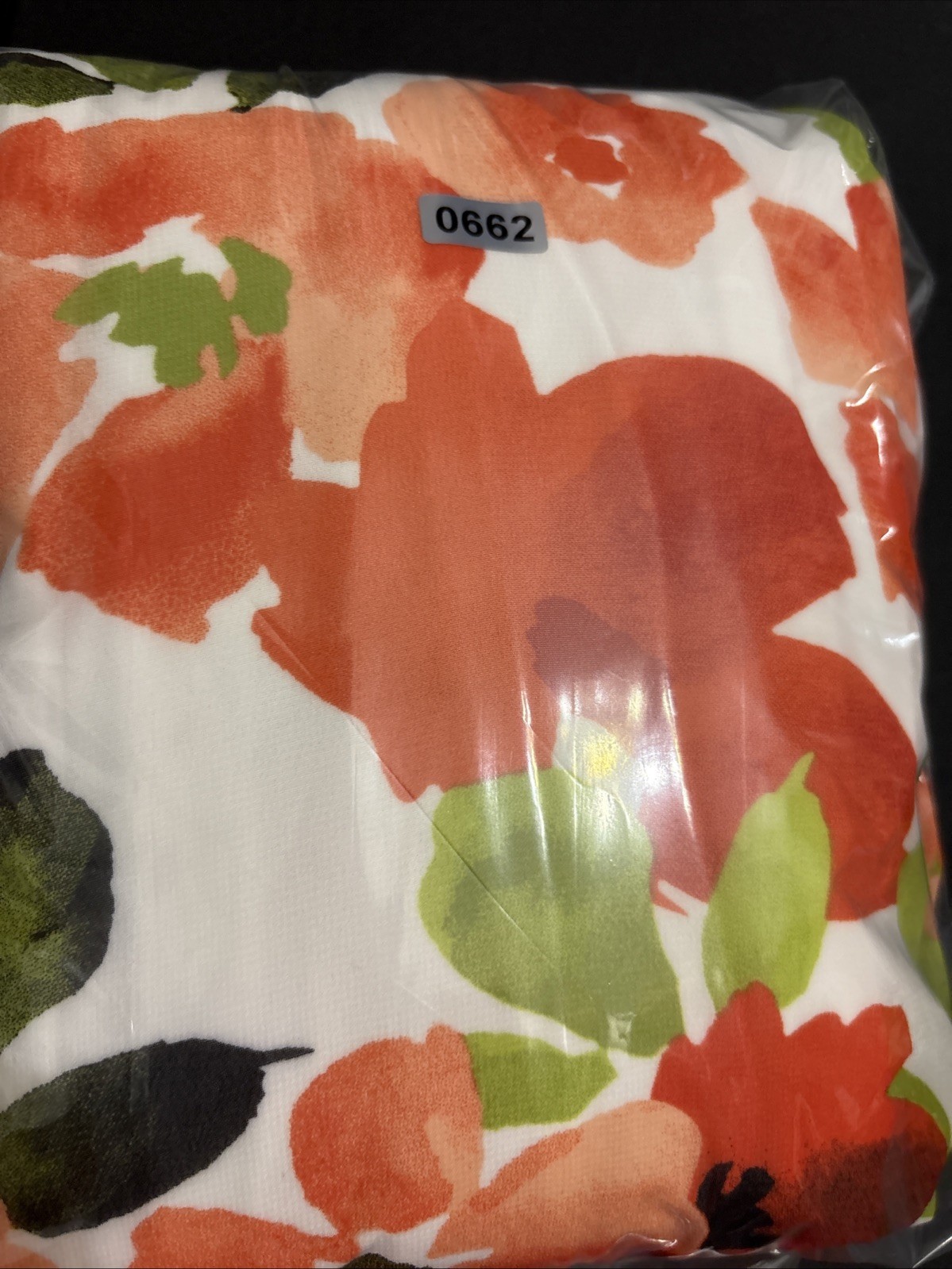 BLACK LABEL by Evan-Picone Women’s 12 Orange Floral Midi Sleeveless Dress Lined*