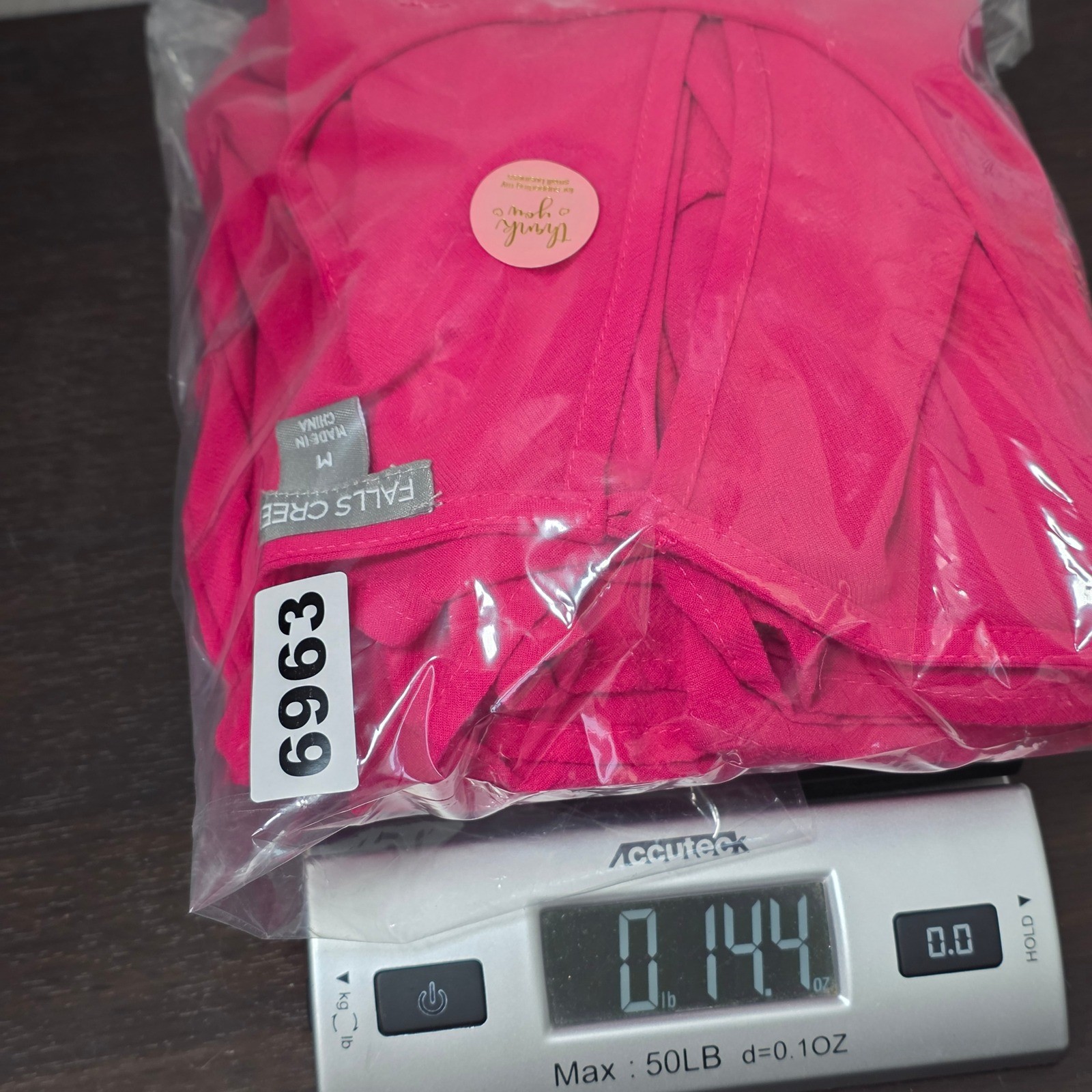 Falls Creek Pink Rayon Linen Tiered Maxi Dress Sz M High Low Trapeze Sleeveless