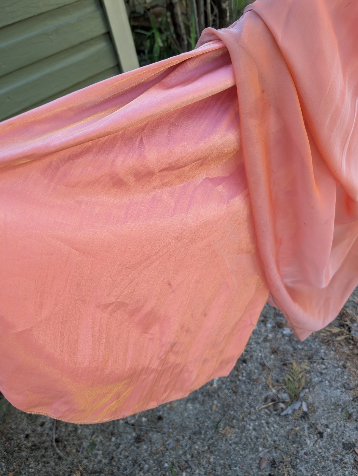 Maria Bianca Nero long Dress Sz S peach orange new with tags