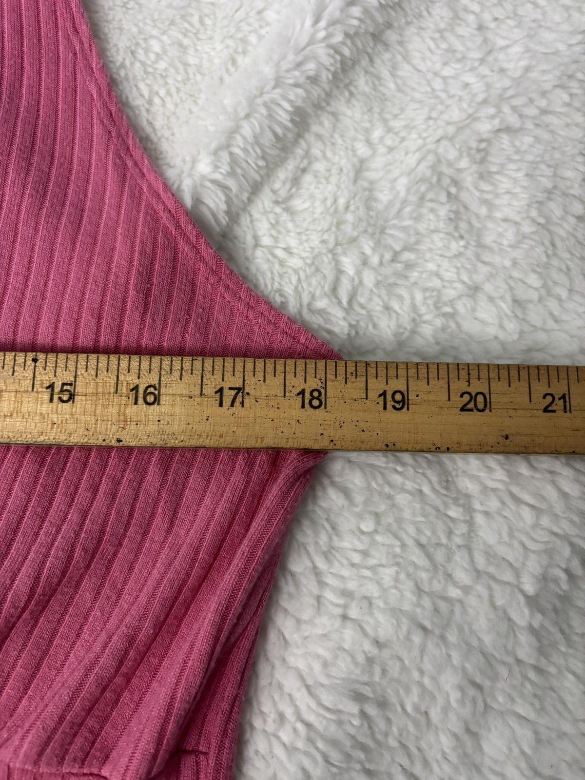 Reformation Paso Ribbed Knit Tank Dress Womens XL Pink Button Front Loungewear