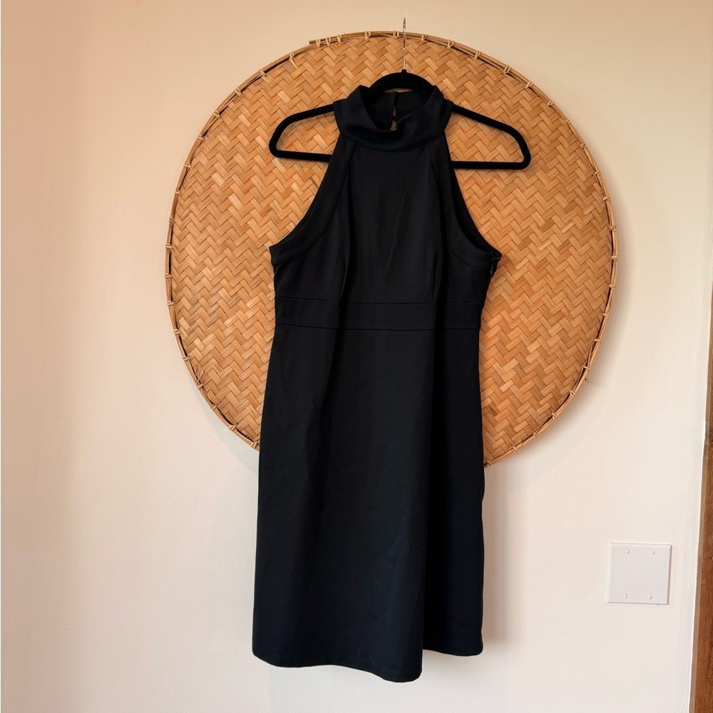 INC INTERNATIONAL CONCEPTS BLACK HALTER NECK DRESS 90’S Y2K 2000’S SLEEVELESS