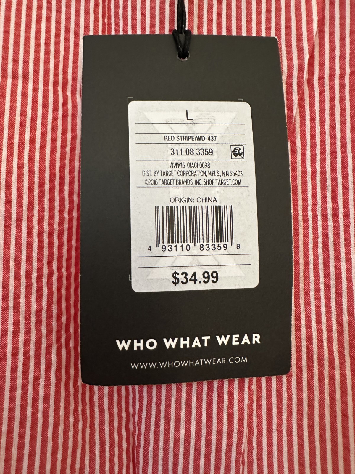 Who What Wear Womans Asymmetrical Wrap Maxi Dress Size L Striped Beachy Resort
