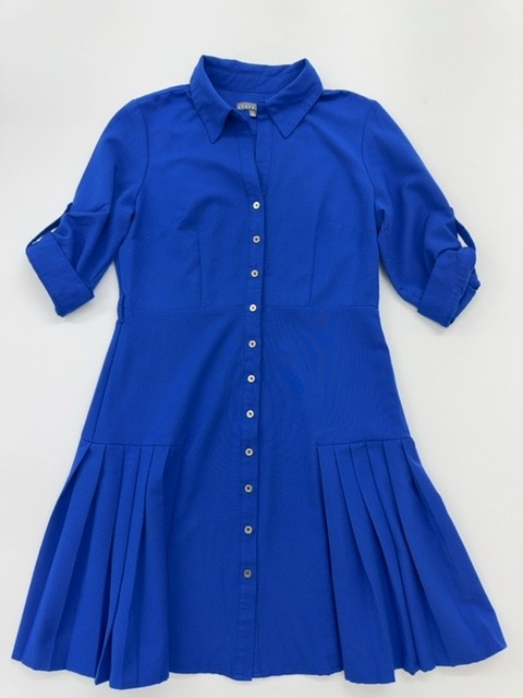 Sharagano Women’s Royal Blue Shirt Dress Size 10