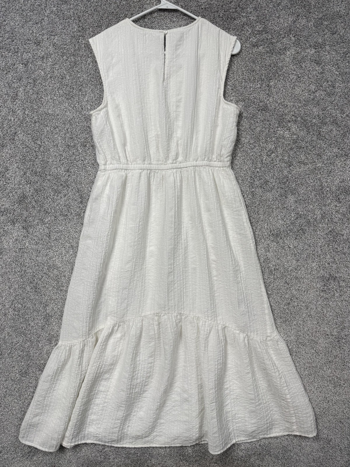 Nine West Dress Large Cottagecore Prairie Coastal Grandmother Clean Girl Scandi