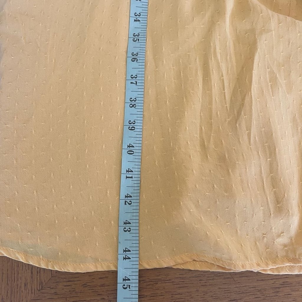 Inmod Yellow Swiss Dot Tie Strap Midi Dress Cottagecore Boho Sundress L