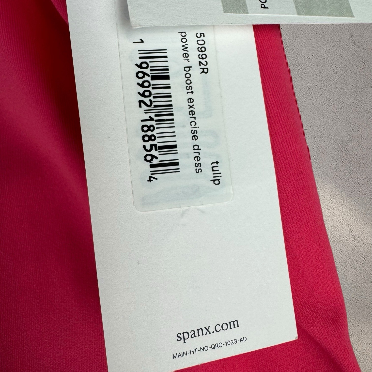 NWT SPANX Power Boost Exercise Dress Tulip Pink Sz XL Activewear Pickleball