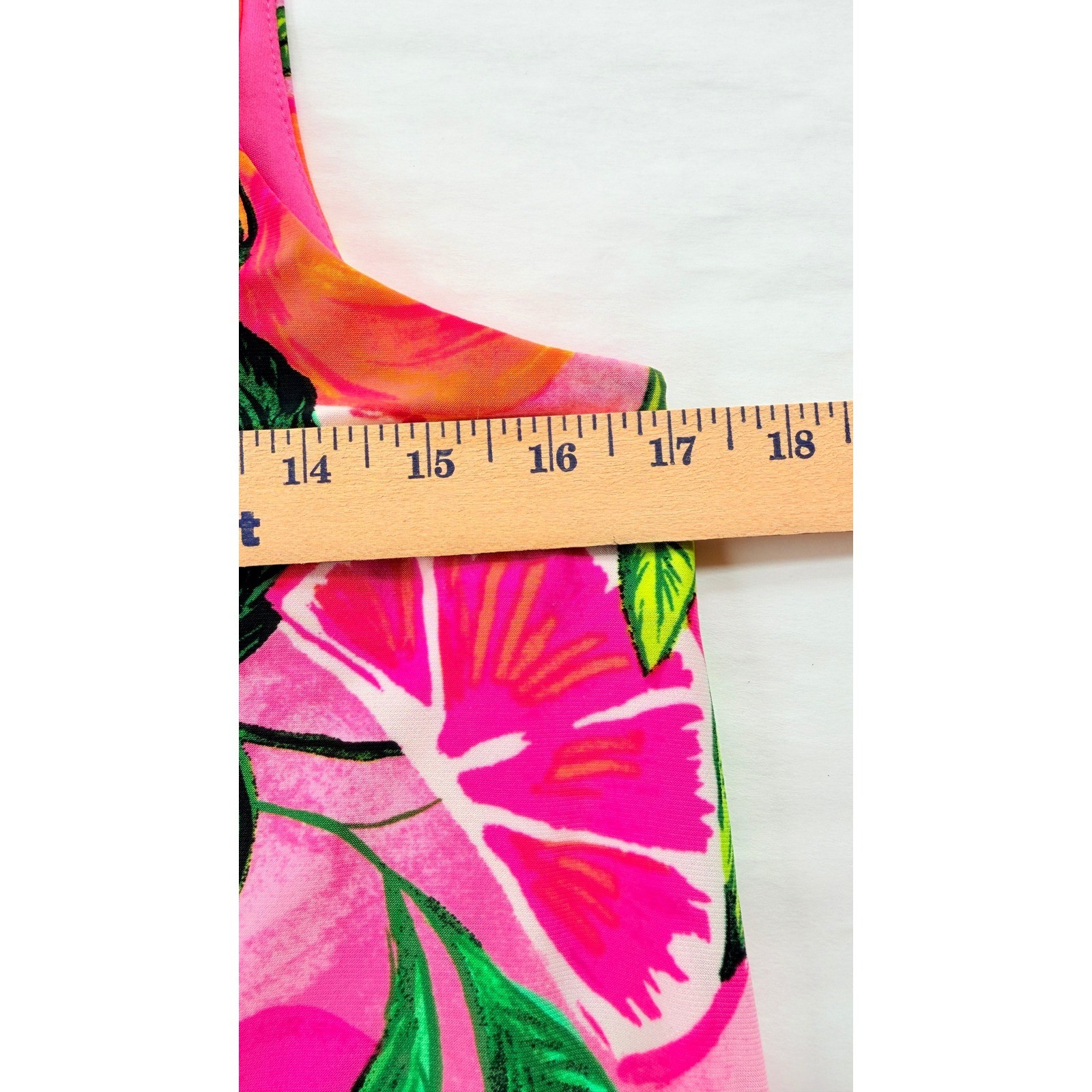Pappagallo Pink Citrus Fruit Print Sleeveless Shift Dress G35M73PA599 Womens S
