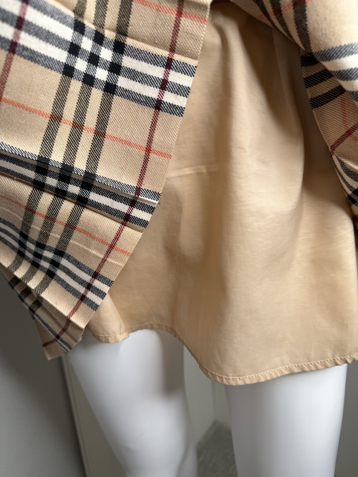 Burberry Blue Label Nova Check Mini Dress + Buckle Size 36 Japan Exclusive Y2K