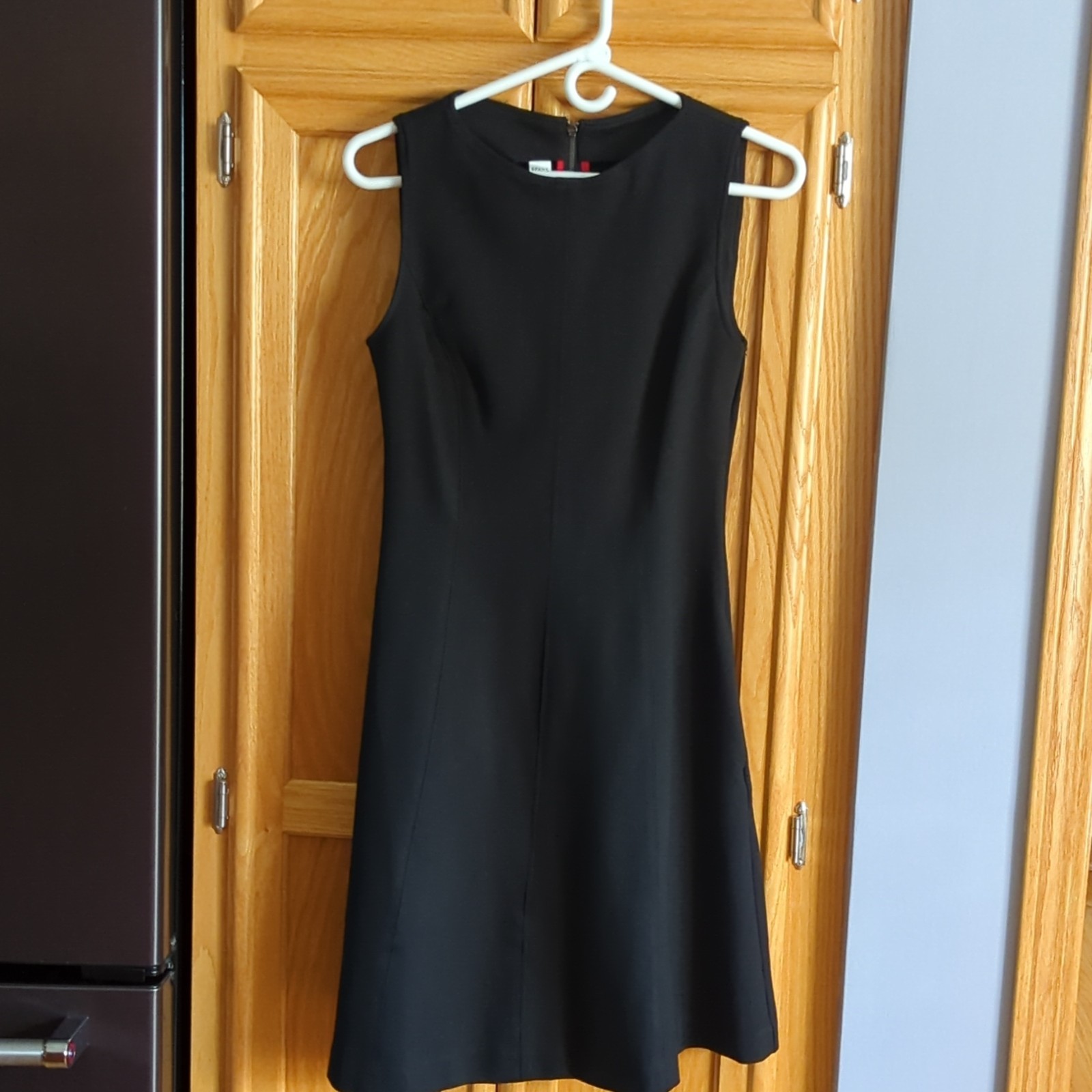 Spanx The Perfect Fit & Flare Dress Size Small Classic Black Stretch 20381R