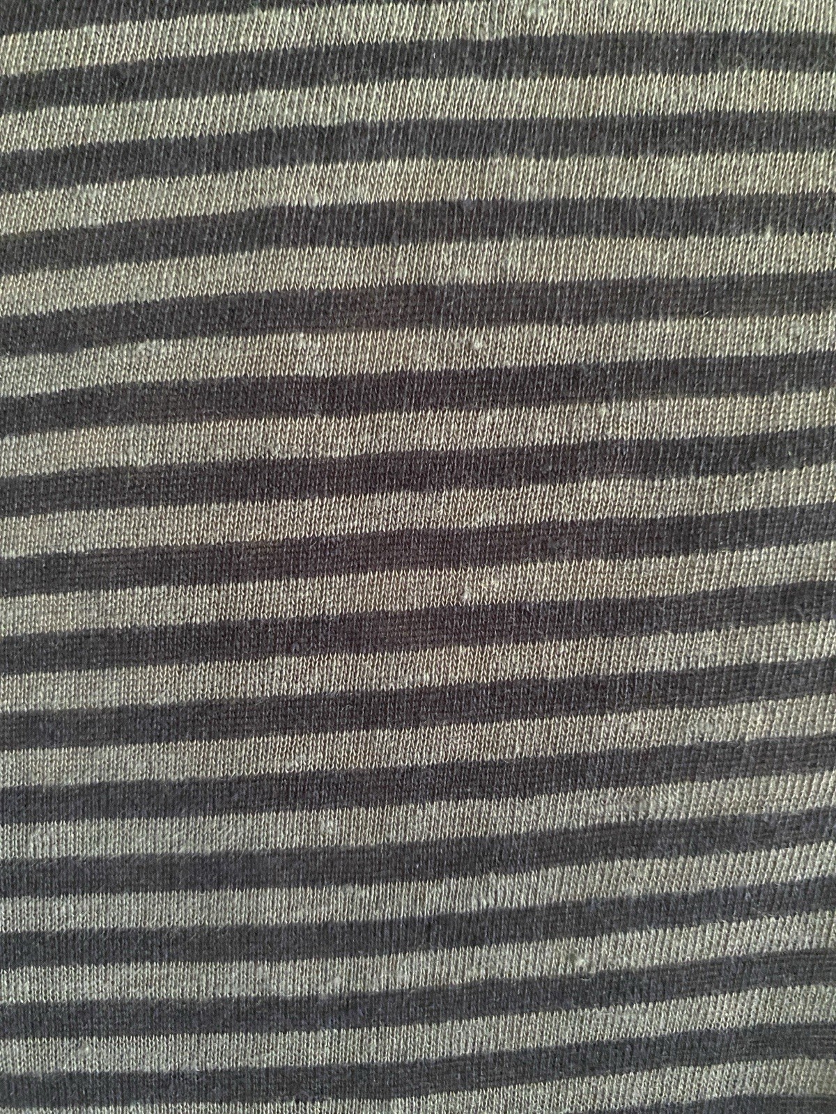 Eileen Fisher 100% Linen Racerback Midi Dress Size S Black/Gray Stripes Neutral