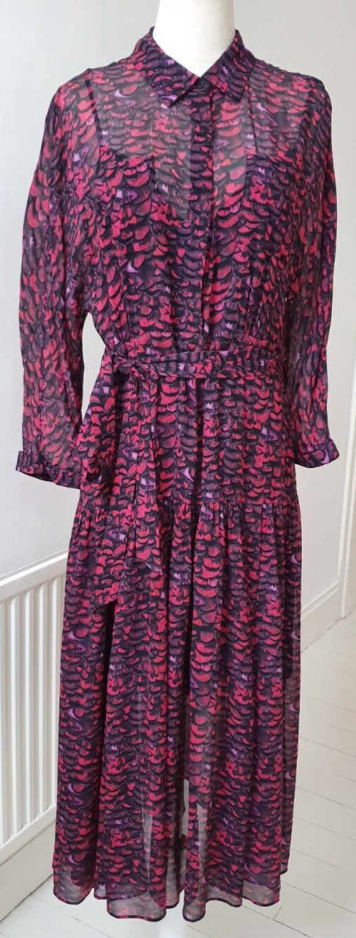 ***GORGOEUS***ALL SAINTS *ELEY PLUME* DRESS UK14, US10, EU42