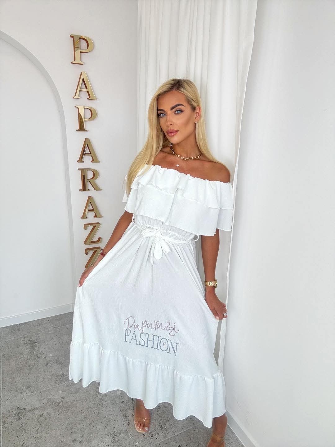 Paparazzi Fashion Women’s Maxi Dress Spanish style One Size 8 – 12