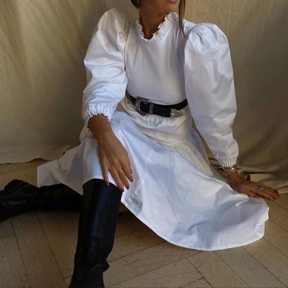 Danielle Bernstein weworewhat long sleeves poplin dress s JulySale