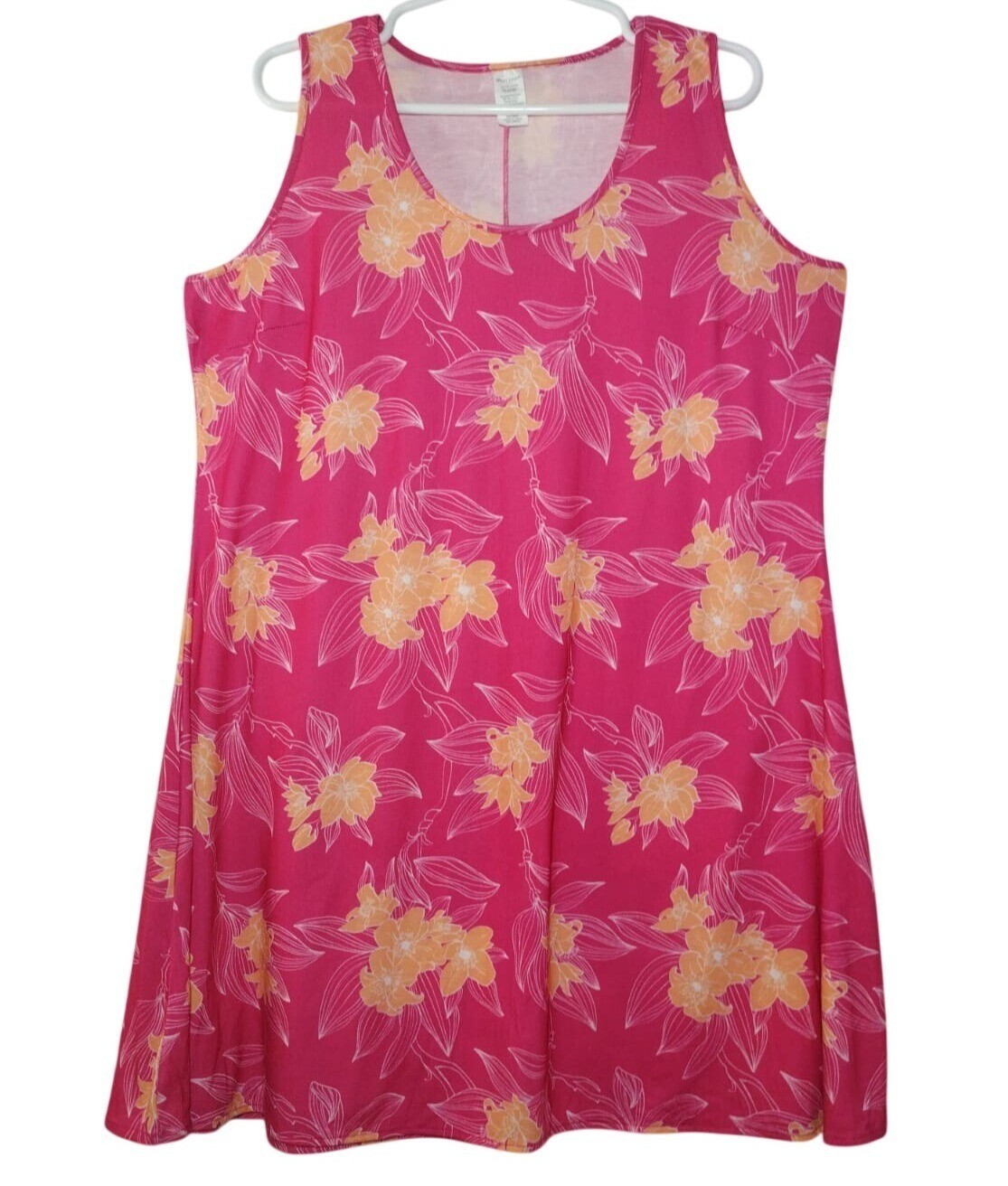 West Loop Sleeveless Floral Dress Size XL Polyester and Elastane.