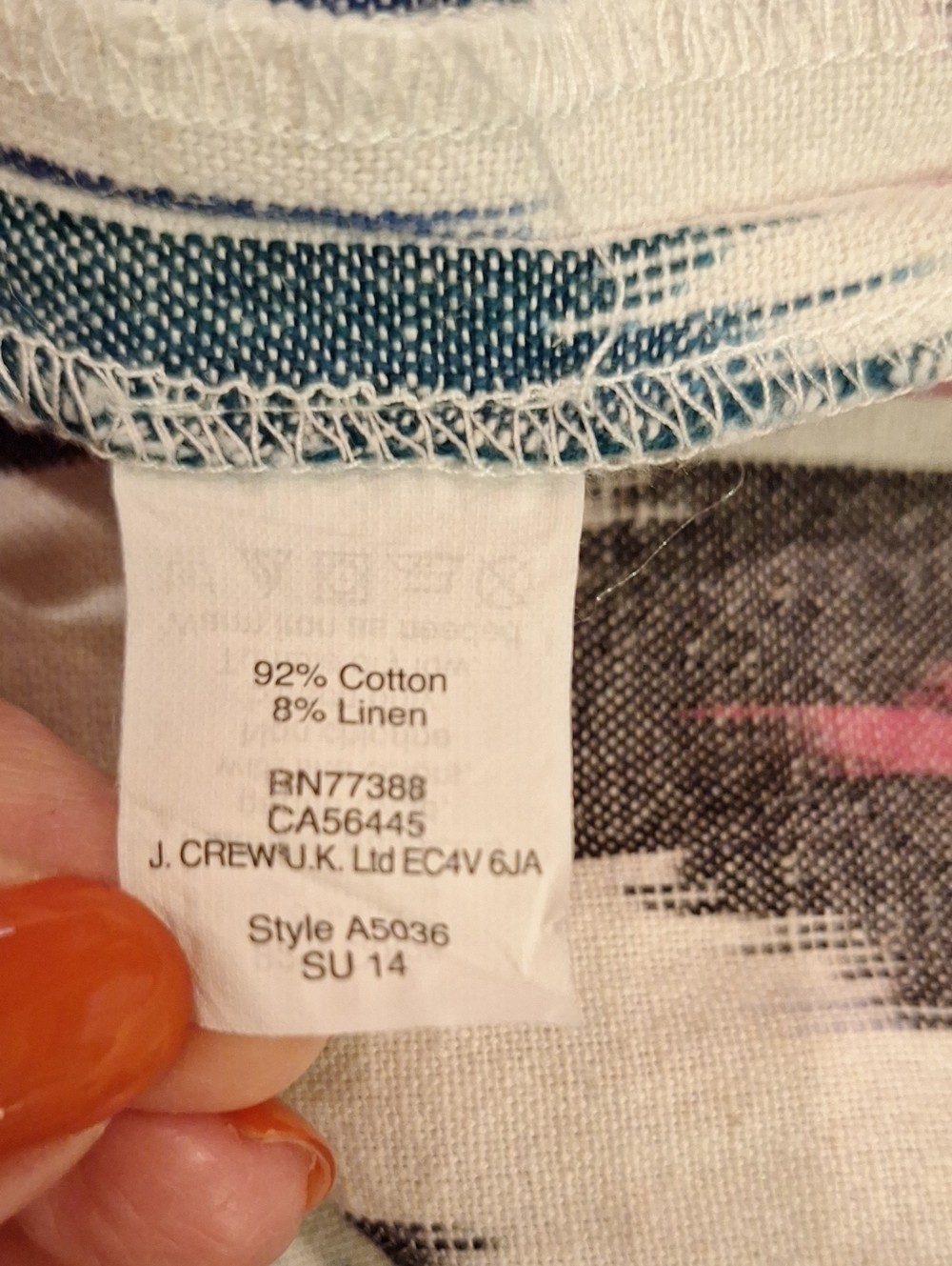 J. Crew – Linen Cotton Sleeveless Dress – 10