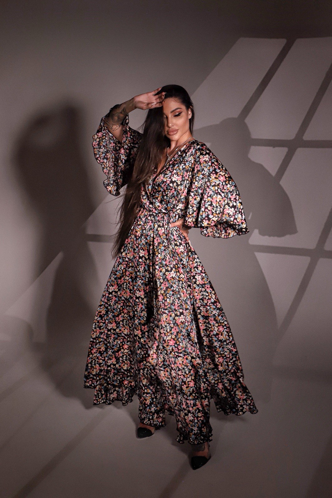 Summer dress 36-38-40 (S, M, L).