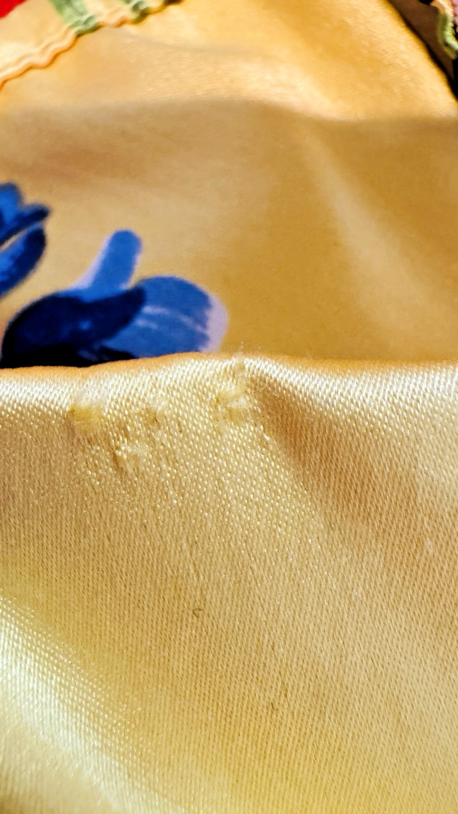 Rare Vintage 1990s Dolce + Gabbana Yellow Silk Floral Stretch Corset Dress Gown